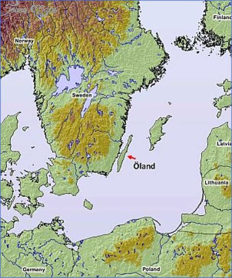 Oland Sweden Map