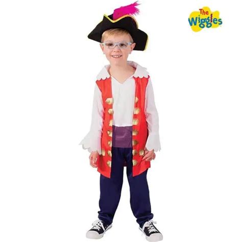 Wiggles Captain Feathersword Deluxe Pirate Boy Costume Child Toddler