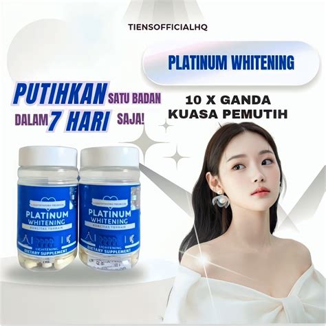 Platinum Whitening Original Glutathione Skin Whitening Brightening