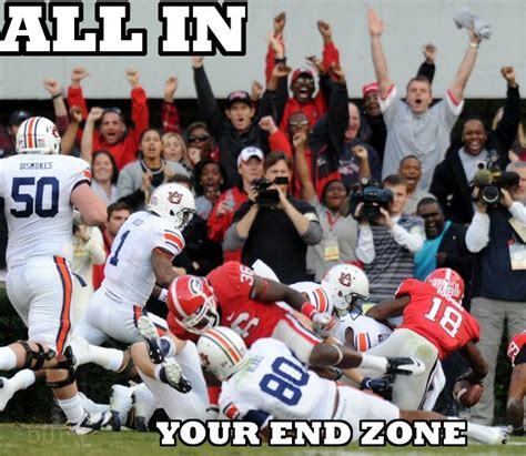 All In Your Endzone Auburn Glorious Win By The Dawgs 45 7 Georgia