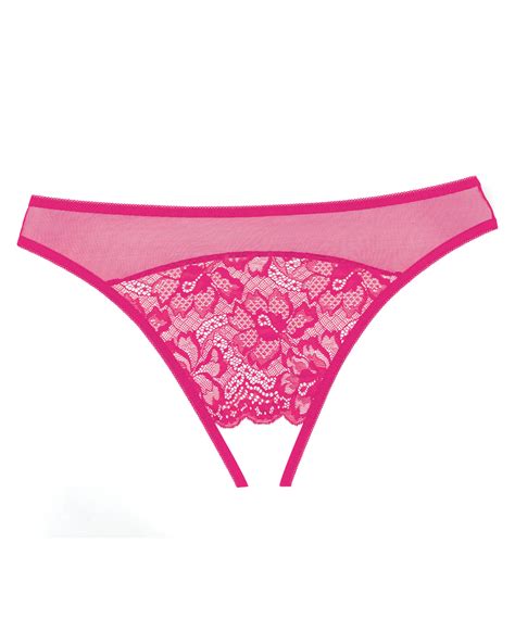 Allure Lingerie Just A Rumor Pink Crotchless Panties Sexystyle Eu