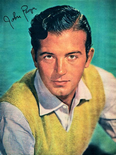 John Payne Color Photo From A 1940s Magazine Vintage Stars Flickr