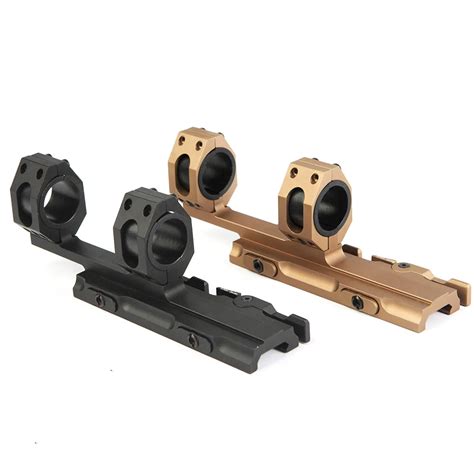 25 4 30mm Quick Release Dual Ring Scope Mount Tactical Cantilever Quick