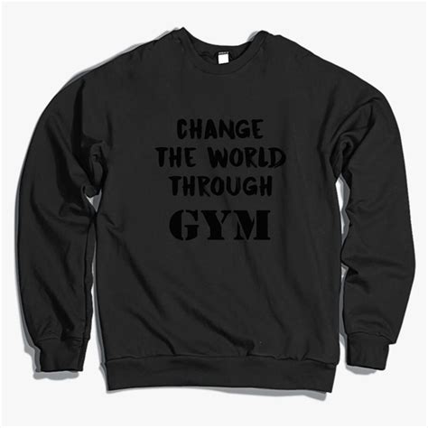 Gym Crewneck Sweatshirt Customon