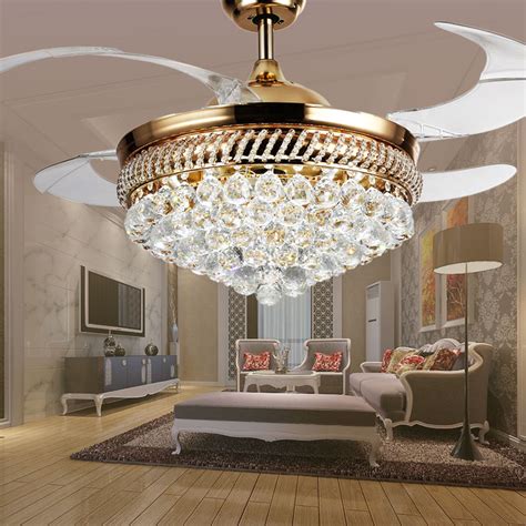 Enjoy free shipping on most stuff, even big stuff. 21KG Art Decorative CRYSTAL Ceiling Fan with light Y4216 ...
