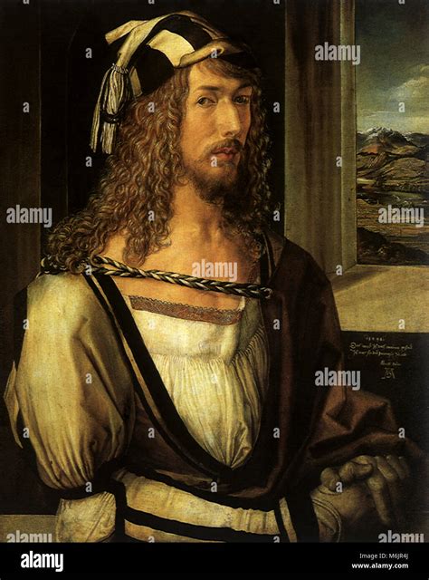 Self Portrait Of Durer Durer Albrecht 1498 Stock Photo Alamy