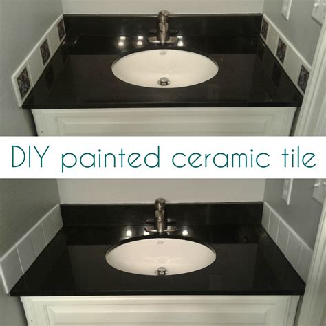 You can paint ceramic tile! Give your outdated ceramic tile a facelift