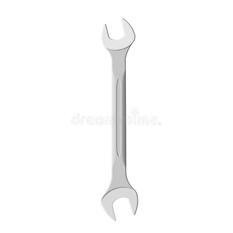 Spanner Wrench Key Vector Illustration Stock Illustration