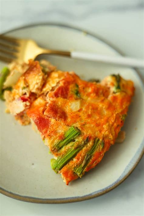 Our Crustless Asparagus Quiche Is Tasty And Low Carb