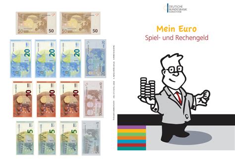 Druckvorlage alle euroscheine und münzen 50 schein originalgröße spiel geld. Spielgeld Ausdrucken Kostenlos