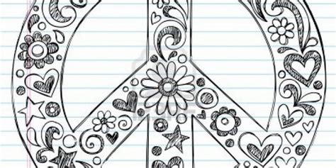 Psychedelic Peace Sign Coloring Pages Coloring Pages