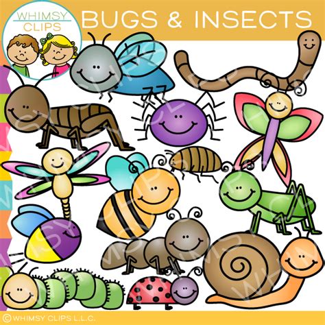 Insects And Bugs Clip Art Images And Illustrations Whimsy Clips