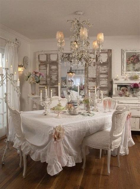 35 Beautiful Shabby Chic Dining Room Decoration Ideas Shabby Chic