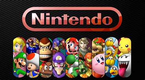 100 Nintendo Characters Backgrounds