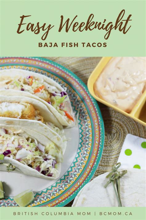 Easy Weeknight Baja Fish Tacos In Under 30 Minutes British