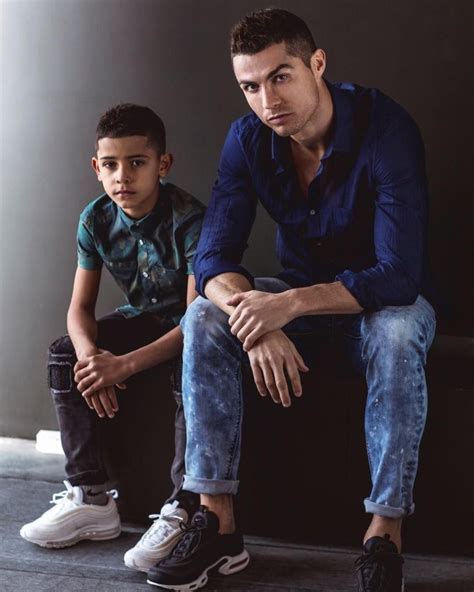 Like Son Like Father Ronaldo Junior Christiano Ronaldo Cristiano