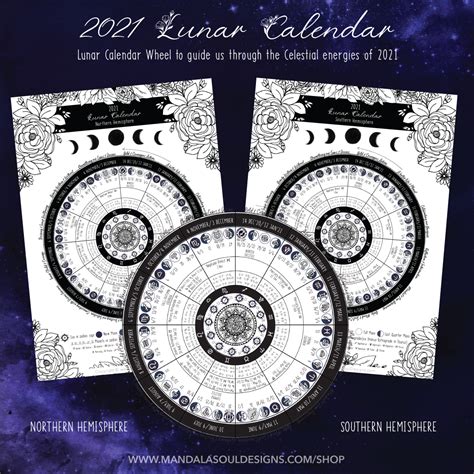 2021 Lunar Calendar Southern Hemisphere Conjure Your Souls Desires