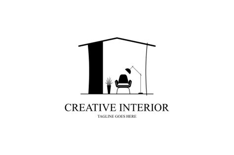 Interior Minimalist Room Logo Graphic By Deemka Studio · Creative Fabrica