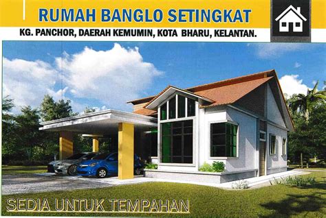 Izmantojot mūsu cenas, jūs ietaupīsit naudu interesantākām lietām. Banglo 1 tingkat, Kg. Panchor, Kota Bharu, Kelantan | SND ...