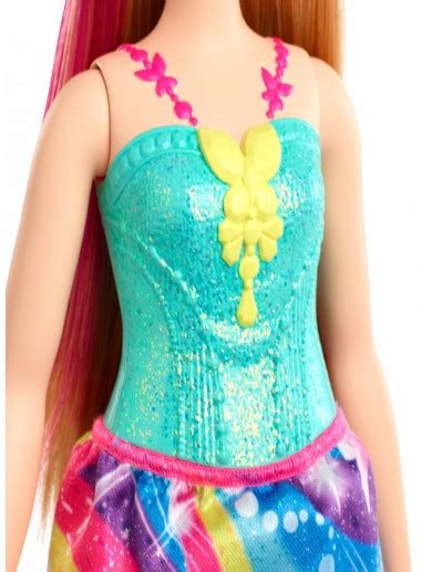 Barbie Dreamtopia Princess Doll 12 Inch Curvy Blonde With Pink Hairstreak The Toy Box Cayman