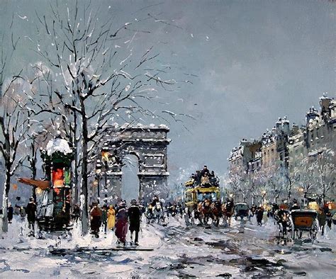 Yxj055fd Impressionism Street Scene Paris Painting In Oil For Sale