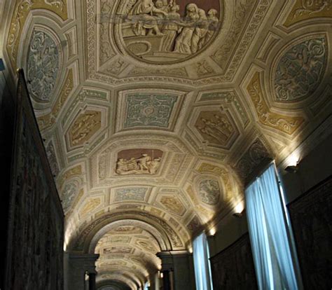 The ceiling is that of the large papal chapel built within the vatican between 1477 and 1480 by pope sixtus iv after whom it is. Stock Pictures: Sistine Chapel Corridor Ceiling Paintings ...