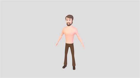 man character 2 buy royalty free 3d model by bariacg [4d0e123] sketchfab store