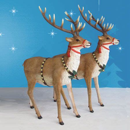 Expert craftmanship · timeless style · inspired living Sleigh Reindeer Pair - Heimex Christmas Collection $1,598 ...