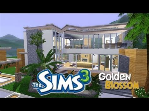 Villa mjoranda by denizzo ist free sims 3 lots downloads the sims resource tsr custom content caboodle best sims3 up sims building sims sims house design. The Sims 3 House Designs - Golden Blossom - YouTube