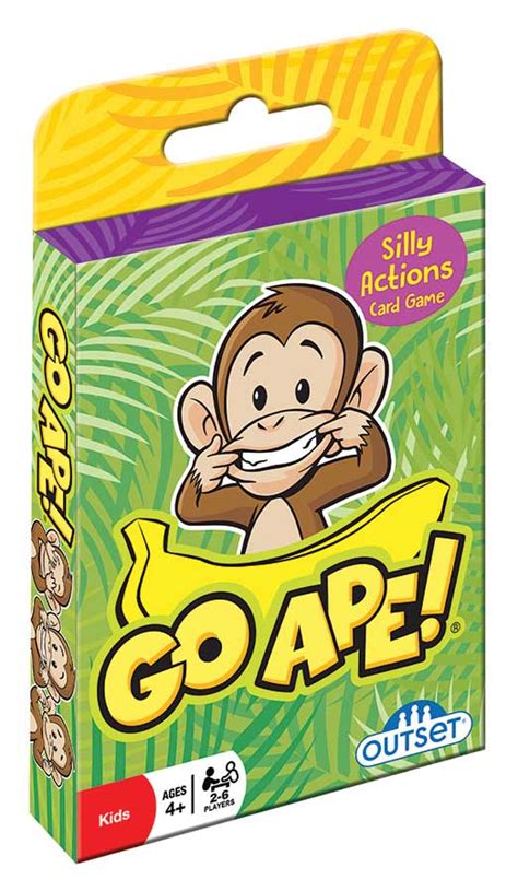 Go Ape Card Game Outset Media Puzzle Warehouse