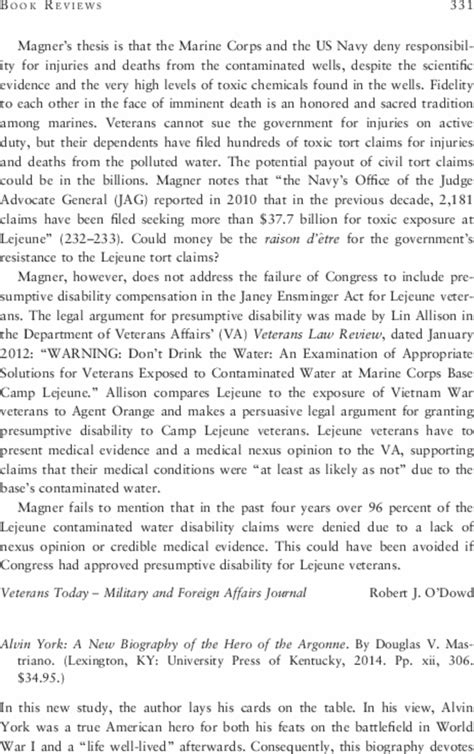 Alvin York A New Biography Of The Hero Of The Argonne By Douglas V Mastriano Lexington Ky