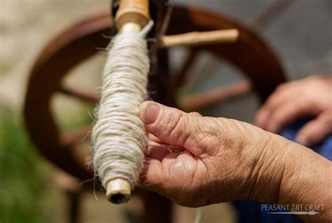 Spinning Chunky Yarn In Maramureș A Thick Wool Weft