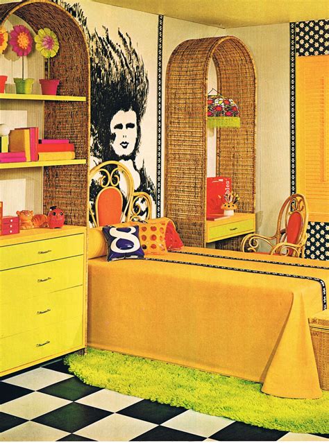 1960s Interiors Were Known For Their Bright Colours And Hippy