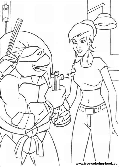 There is some tanning on the pages which is not unusual for older items. Coloring pages Teenage Mutant Ninja Turtles (TMNT) - Page ...