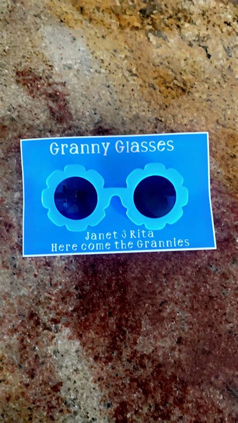 physical item bluey granny glasses party favor bluey party etsy