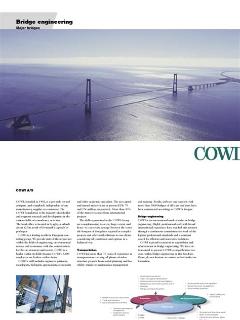 Cowis Comprehensive Expertise In Bridge Engineering Projects Around