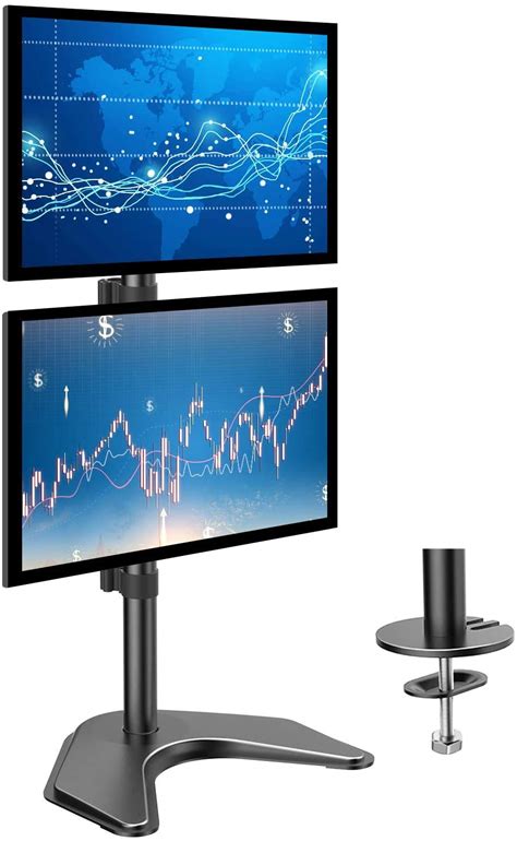 Buy Huanuo Dual Monitor Stand Vertical Stack Screen Free Standing