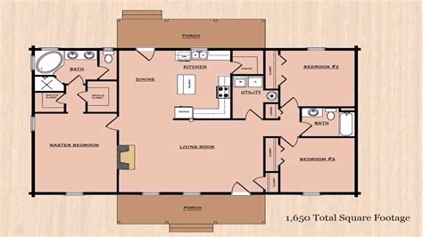 Ranch House Plans 1600 Square Feet See Description Youtube
