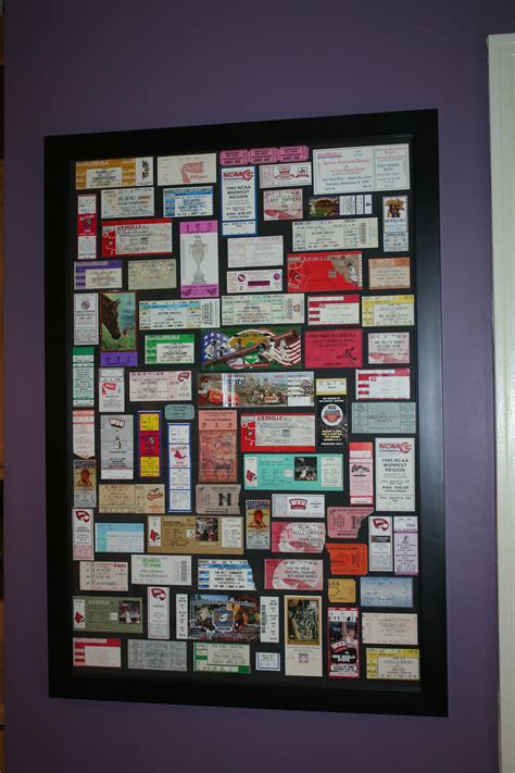 Pin by Lupita Parra on Decor | Concert ticket display, Ticket display