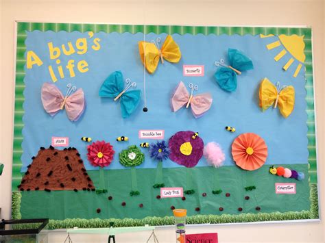 Bulletin Board About Bugs Insects Theme Preschool Bugs Preschool