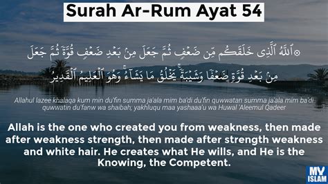 Surah Ar Rum Ayat Quran With Tafsir My Islam
