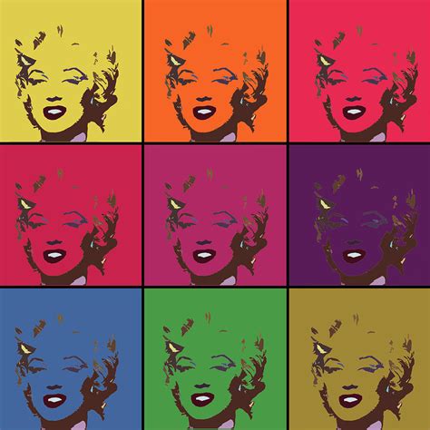 Marilyn Monroe Pop Art Collage Digital Art By Art Spectrum