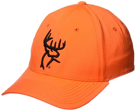 Buck Commander Mens Blaze Orange A Flex Fitted Hat Buy Online In