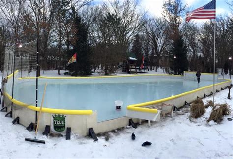 Ohio families get creative and make their own ice skating rinks. Nicerink Backyard Ice Rink Kit - NoveltyStreet