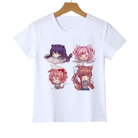 New Arrival T Shirt Cartoon Just Monika Doki Doki Literature Club