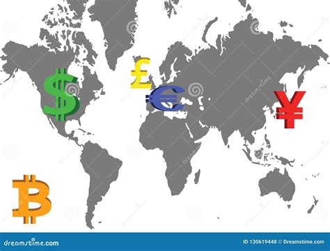 Global Major Currencies Stock Vector Illustration Of Dollar 130619448