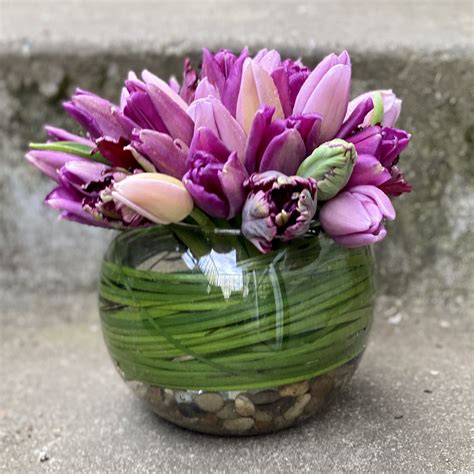 Tulip Bowl In Seattle Wa Fiori Floral Design