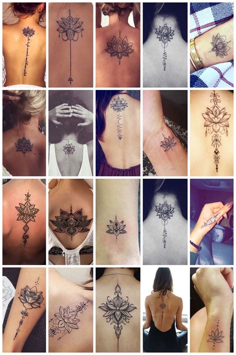 Tattoo Inspiration Unalome Lotus Lotus Tattoo Meaning Lotus Tattoo