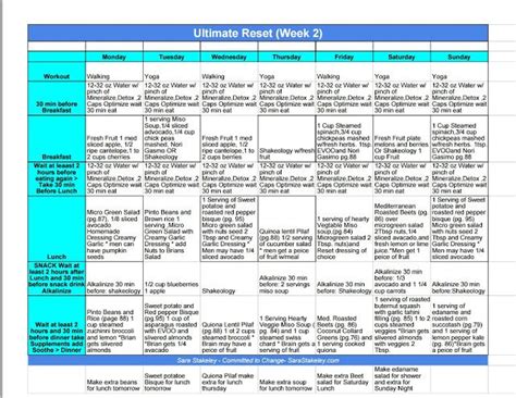 Ultimate Reset Recipes