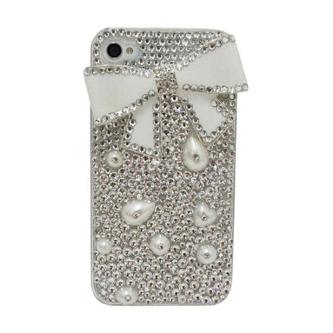 Large Bow With Crystals Iphone 44s Case